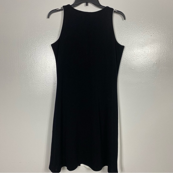 Misook color block A line dress - Picture 3 of 4